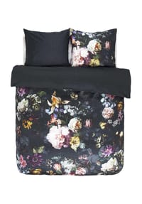 ESSENZA - Satin-Bettwäsche FLEUR - NIGHTBLUE