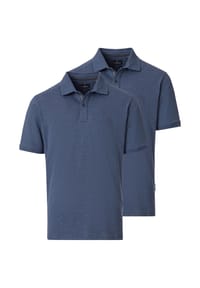 CASAMODA - Poloshirt 2er Pack Basic - Aqua