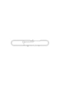 Thomas Sabo Charming - Fußkette mit Herzen und weiße Steine - silberfarben