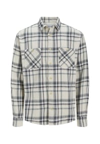 JACK & JONES - Hemd MICHAEL Langarmhemd - hellgrau