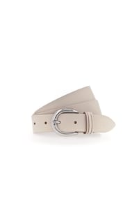 Tamaris - Ledergürtel, Dornschnalle, Mehrfach-Schlaufe, für Damen - 605 HELLBEIGE