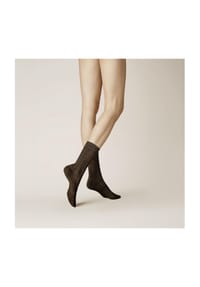 KUNERT - Socken "Winter Dreams", Wollanteil, für Damen - 0070 BLACK
