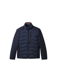 TOM TAILOR - Steppjacke, Stehkragen, Logo-Patch, für Herren - 28128 STORMY TEAL