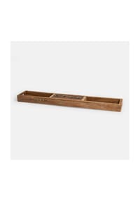 LOBERON - Kerzentablett Longbarrow braun - braun
