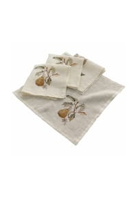 LOBERON - Serviette 4er Set Tupisa offwhite - offwhite