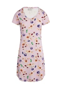 ESSENZA - Isa Fiorre Sleepshirt, kurz, U-Ausschnitt, für Damen - 679 SUBTLE GREEN