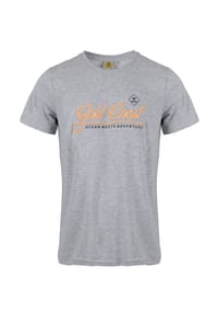 ROADSIGN® australia - Herren T-Shirt Gold Coast mit Frontprint und Rundhalsausschnitt , maritimer Casual Look für Strandtage und entspannte Sommermomente - blau/weiss