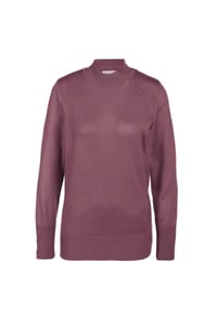 GOLDNER - Kurzgröße:  Kurzgröße - Pflegeleichter Pullover mit Stehbundkragen - blau
