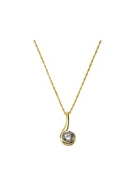 CELESTA® - Damen Kette mit Anhänger, 375er Gelbgold - gelbgold