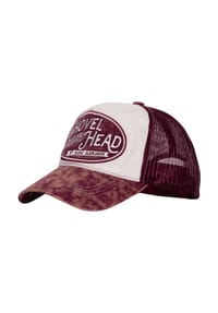 KING KEROSIN - Trucker Cap in Vintage-Optik Shovelhead - weinrot
