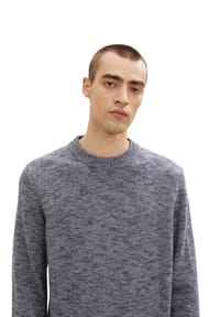 TOM TAILOR Pullover, Rundhalsausschnitt, Baumwolle, für Herren Bild 3