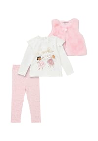 LILY & JACK® - 3tlg Set Fairy - weiß rosa