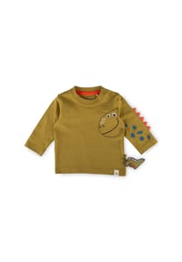 sigikid® - Langarmshirt Dino Fun ,  für Babys - grün