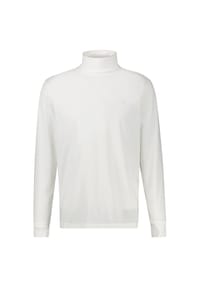 LERROS - Legeres T-Shirt mit Rollkragen aus reiner Baumwolle - BASIL GREEN