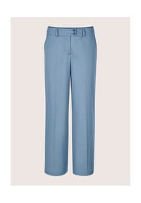 MADELEINE - Kurzgröße: Elegante 7/8-Hose mit Bügelfalten - rauchblau