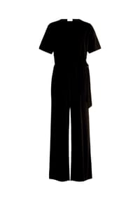 CARTOON - Jumpsuit mit Bindegürtel - 4685 AUBERGINE