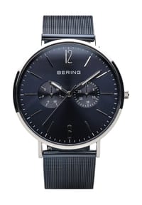 BERING - CLASSIC Herrenuhr "14240-303" - SILBER/BLAU