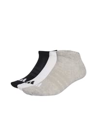 adidas - Unisex Sneakersocken, 3er Pack - Thin & Light Sportswear Low Cut Socks, Logo, einfarbig - Schwarz