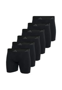 adidas - Long Short / Pant 6er Pack Active Flex Cotton Ergonomic - Schwarz