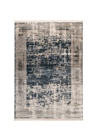 Kayoom - Wohnzimmer Teppich – Kurzflorteppich Adela 125 in blau - blau