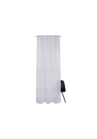 TOM TAILOR - Transparenter Schlaufenschal NATURAL STRIPE - Hellgrau