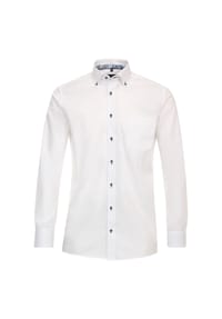 CASAMODA - Herren Businesshemd uni Comfort Fit - Weiß