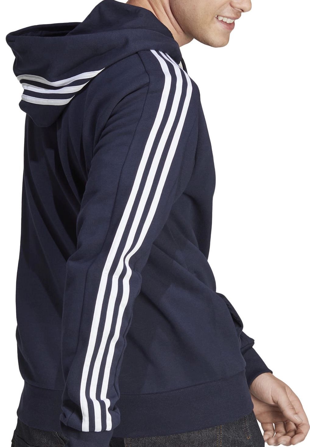 adidas Sweatjacke, Baumwolle, Kapuze, für Herren | GALERIA 