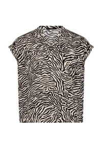zero - Shirtbluse, V-Ausschnitt, für Damen - 1891 CREAM/BLACK
