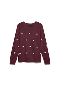 VERO MODA® - Strickpullover Doffy In, Rippbündchen, für Damen - 175680001 MOON ROC