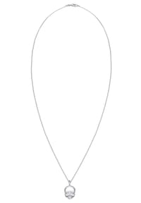 KUZZOÍ Halskette Totenkopf Schädel Gothic 925 Sterling Silber | GALERIA
