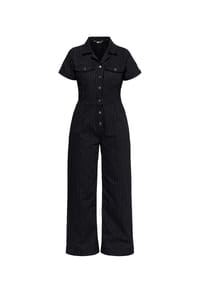 QUEEN KEROSIN - Overall mit Pinstripes - schwarz
