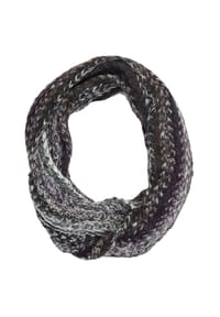 collezione alessandro® - Loop Strickloop Made in Italy, in tollen Farben - braun
