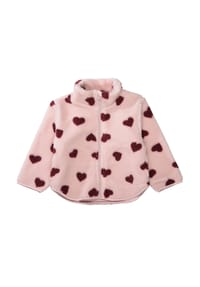 STACCATO - Fleecejacke, Stehkragen, für Babys und Kleinkinder - DARK PEACH