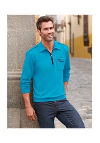 Witt - Langarm-Poloshirt - aubergine
