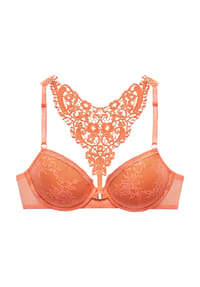LASCANA - Push-Up BH, Spitze, für Damen - 28558 NEON PEACH