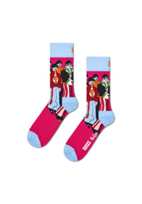 HAPPY SOCKS - Socken, The Beatles Band Poses-Print - 3500 DARK PINK