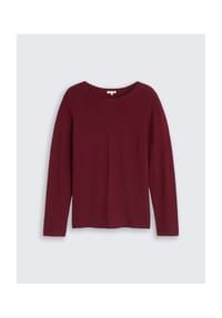 TOM TAILOR plus - Pullover, Baumwolle, für Damen - 10342 PREPPY PLUM