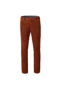 MEYER - Chinohose BONN ACTIVE aus Cord mit Flexbund - braun
