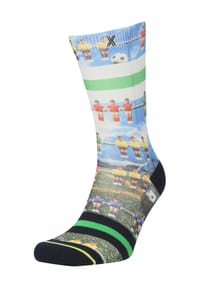XPOOOS Socken "Fußballteam", Allover-Print, für Herren Bild 1