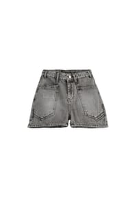 Solang - Shorts mit aufgesetzten Fronttaschen und Ziernähten - Blau