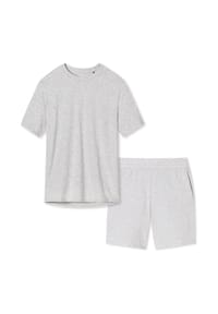 SCHIESSER - Schlafanzug Organic Cotton - Dunkelblau