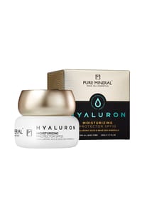 PURE MINERAL - Hyaluron Feuchtigkeitscreme, SPF 15 - weiß