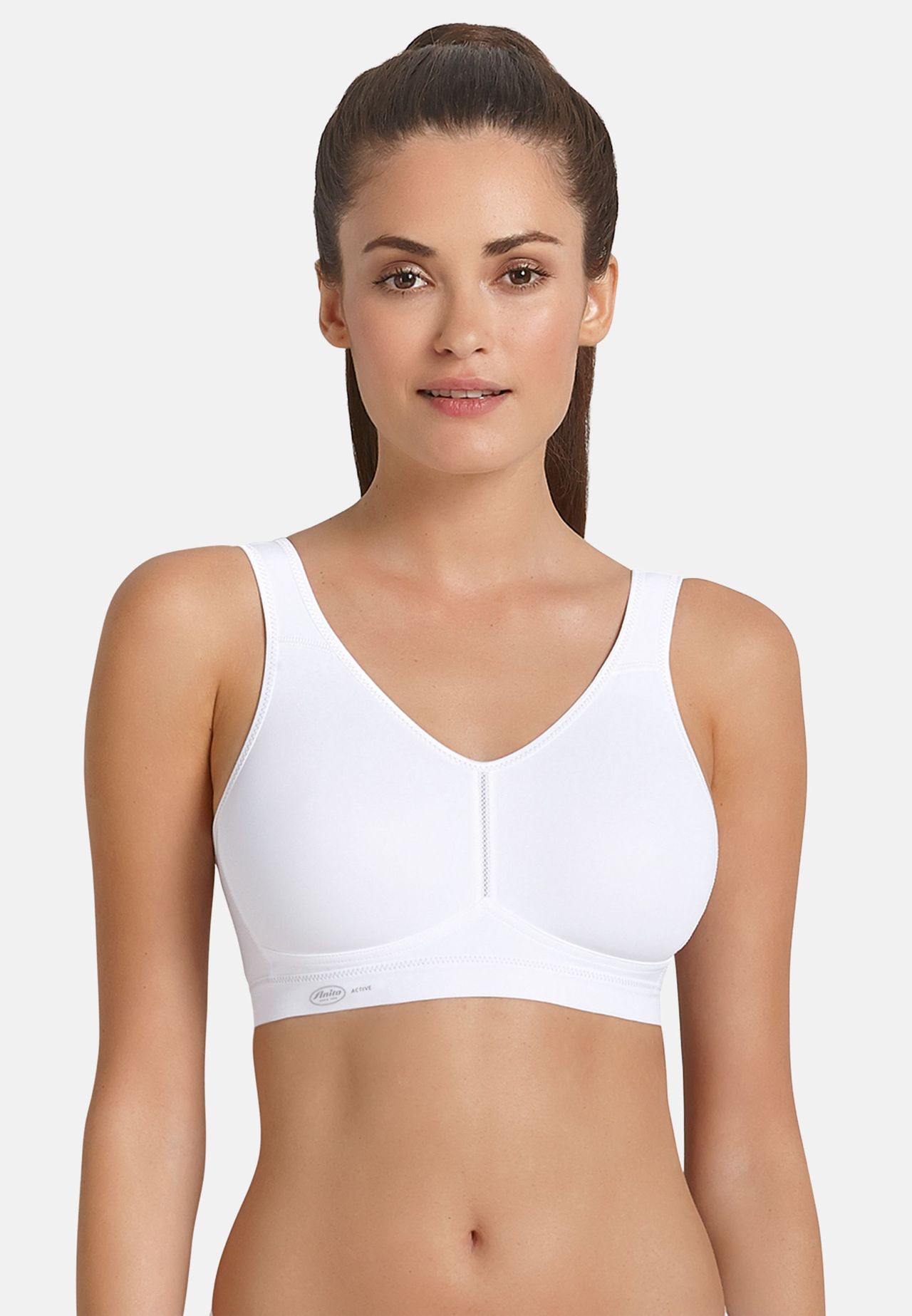 Anita Light & Firm Sport-Bh, BüGellos, Nahtlose Cups, FüR Damen, Weiß, 95A
