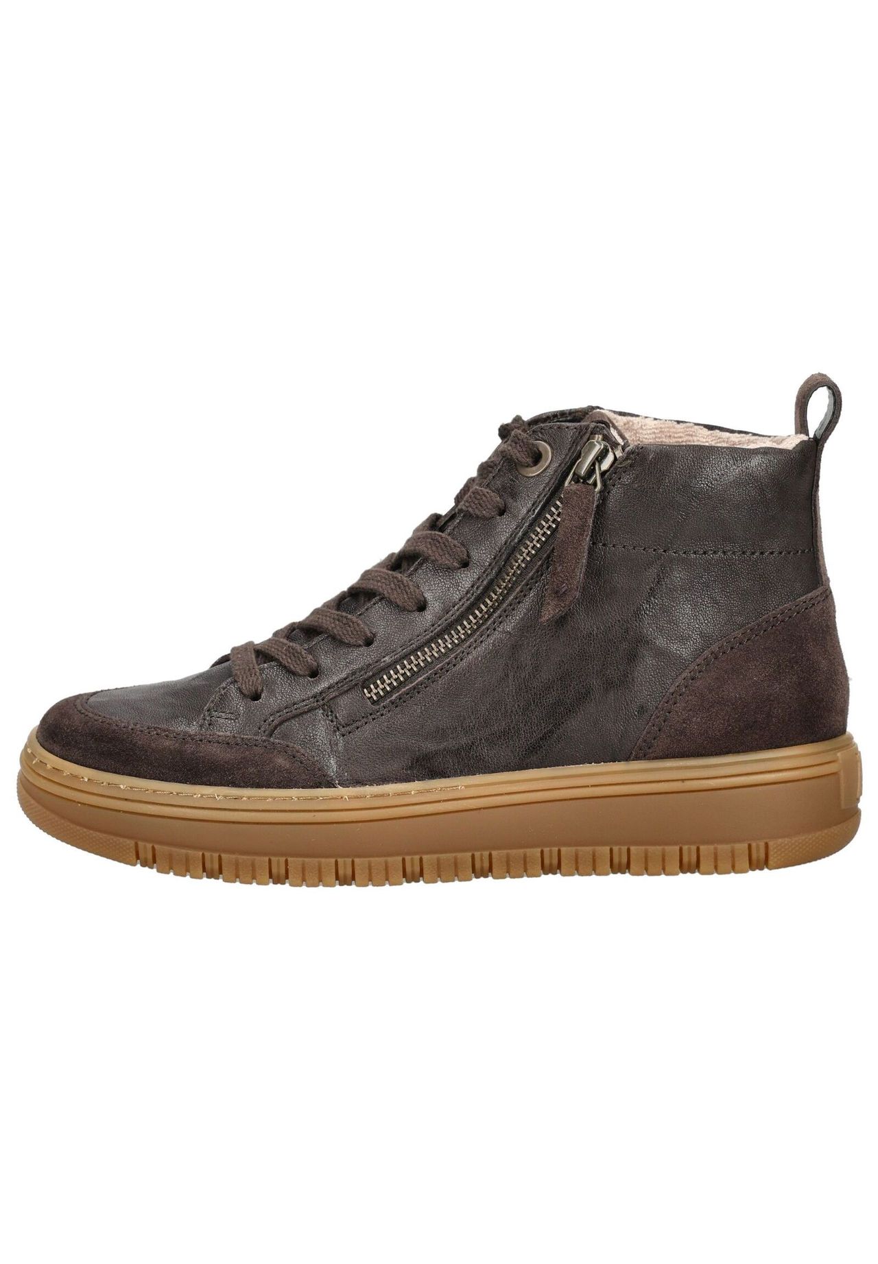 Paul Green Sneaker, Leder, FüR Damen, Braun, 40 1/2