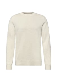 STREET ONE MEN - Pullover, Baumwolle, für Herren - 17490 WHITE SAND