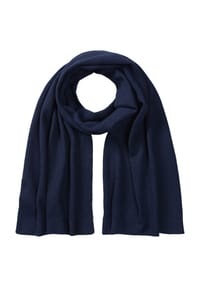 GALERIA - Cashmere-Schal, 40x180 cm, Rippe, für Damen - BLACK KD/C7402A