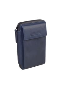 LEONHARD HEYDEN Den Haag - Den Haag Handytasche Leder 11 cm - blau