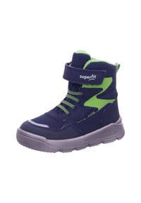superfit - Lederimitat/Textil Stiefel - Blau/Grün