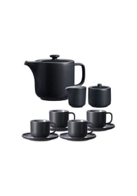 Ritzenhoff & Breker Teeservice Jasper 11er Set - JASPER - schwarz