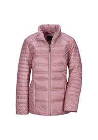 GOLDNER - Kurzgröße:  Übergangsjacke mit Muster-Mix - blau